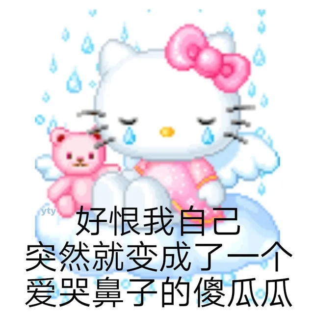 yty 好恨我自己突然就变成了一个爱哭鼻子的傻瓜瓜