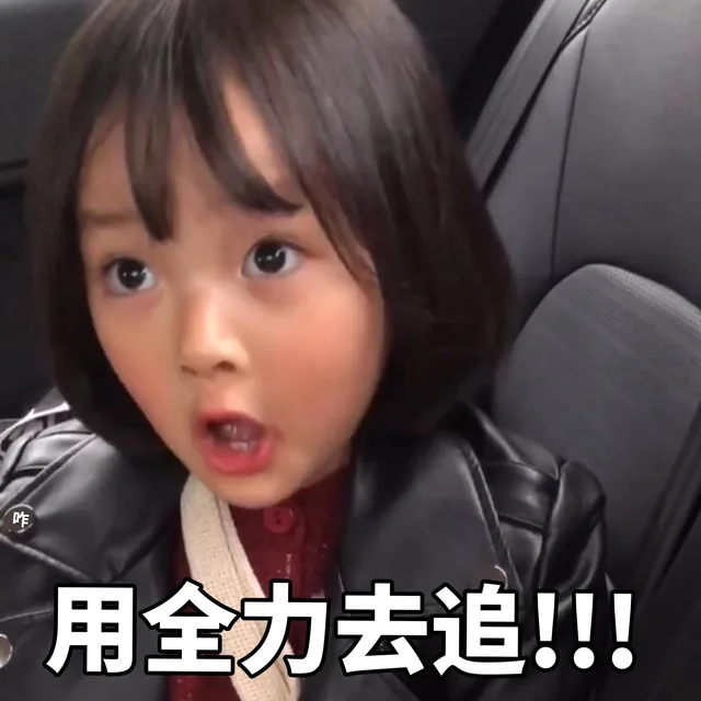 用全力去追