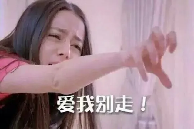爱我别走！