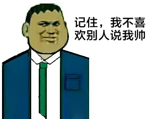 记住，我不喜欢别人说我帅（记住，我不喜欢别人说我帅）