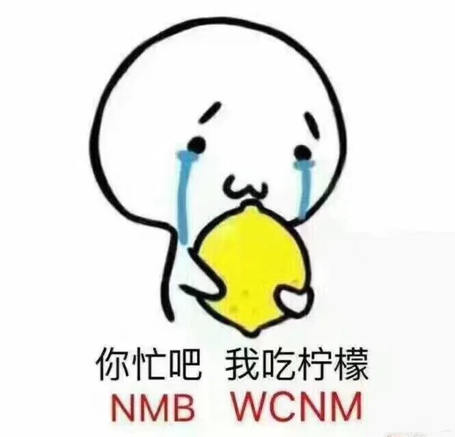 你忙吧，我吃柠檬！NMB WCNM