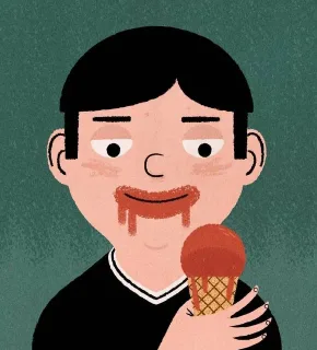卡通男头
