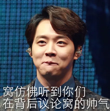 窝仿佛听到你们在背后议论窝的帅气（窝仿佛听到你们在背后议论窝的帅气）