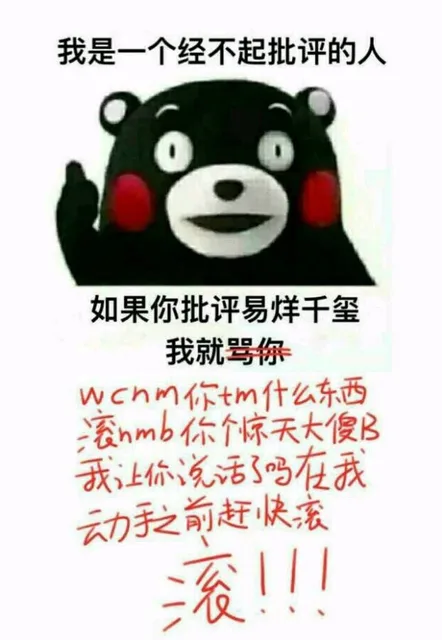 我是一个经不起批评的人，如果你批评易烊千玺，我就骂你！