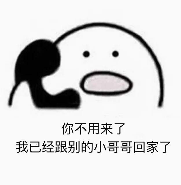 你不用来了，我已经跟别的小哥哥回家了（你不用来了，我已经跟别的小哥哥回家了）