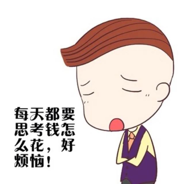 每天都要思考钱怎么花，好烦恼！（每天都要思考钱怎么花，好烦恼！）