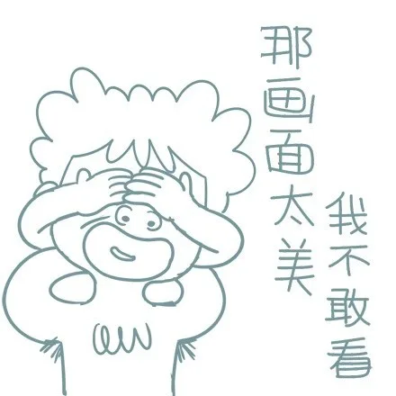 那画面太美，我不敢看