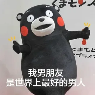 我男朋友是世界上最好的男人_熊本熊表情包