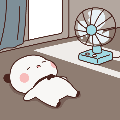 夏天躺着吹电扇（夏天躺着吹电扇）