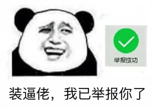 装逼佬，我已举报你了（装逼佬，我已举报你了）