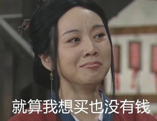 就算我想买也没有钱