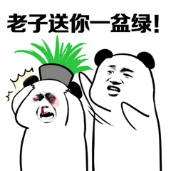 老子送你一盆绿!（老子送你一盆绿!）