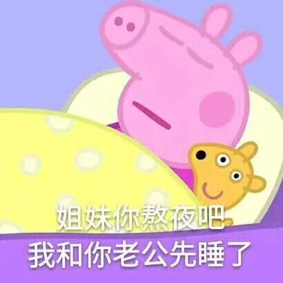 姐妹你熬夜吧，我和你老公先睡了（小猪佩奇）（姐妹你熬夜吧，我和你老公先睡了（小猪佩奇））