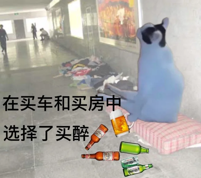 在买车和买房中选择了买醉