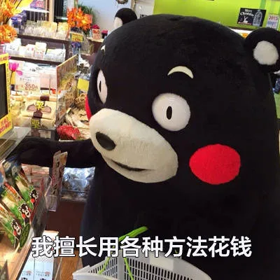 我擅长用各种方法花钱