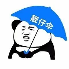 靓仔伞（熊猫头打伞）