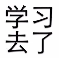 学习去了