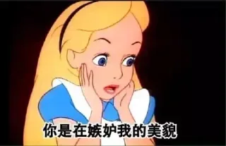 你是在嫉妒我的美貌