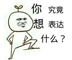 你究竟想表达什么？