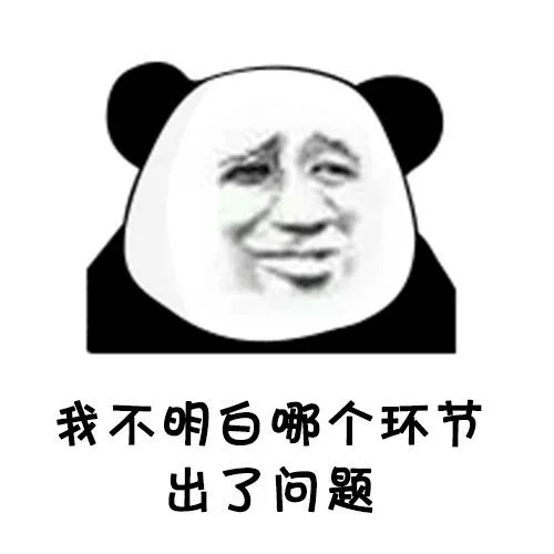 我不明白哪个环节出了问题