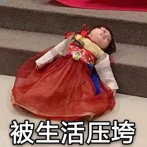 被生活压垮（罗熙表情包）