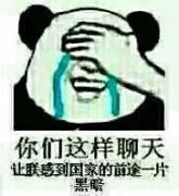 你们这样聊天，让朕感动国家的前途一片黑暗（你们这样聊天，让朕感动国家的前途一片黑暗）
