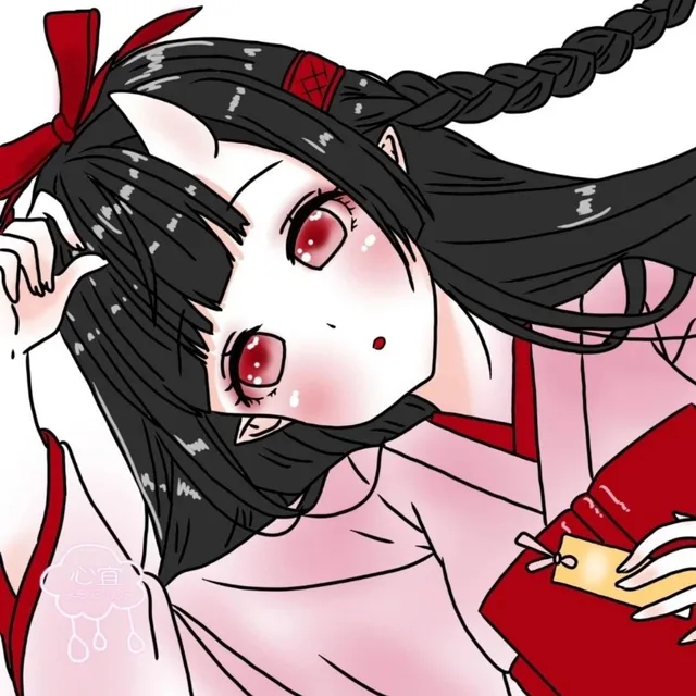长辫子女生头像