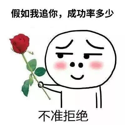 假如我追你，成功率多少？ （不准拒绝）