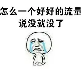 怎么一个好好的流量说没就没了（怎么一个好好的流量说没就没了）