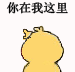 你在我这里心里（小黄鸡画心心）