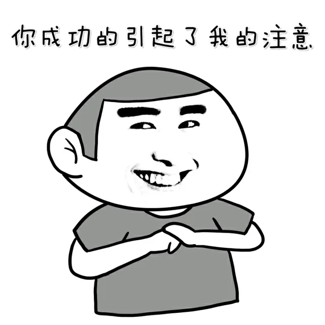 你成功引起了我的注意（你成功引起了我的注意）