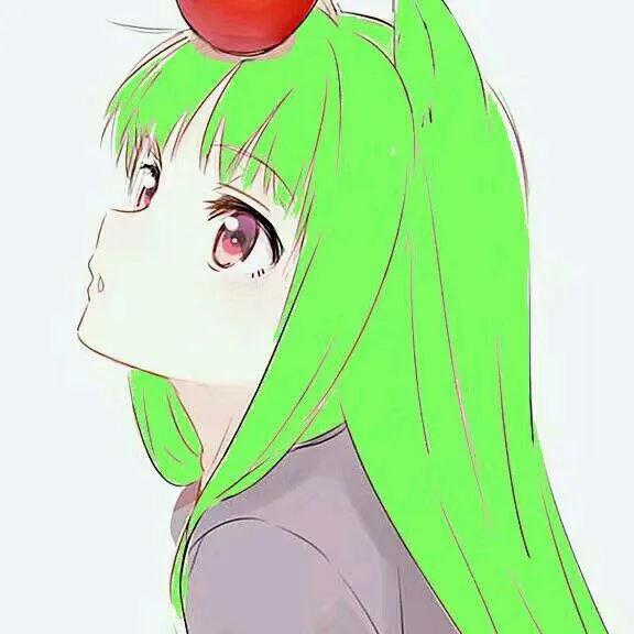 生活要想过得去，头上还需来点绿！绿色头发女生头像 _头像_萌萌哒表情包