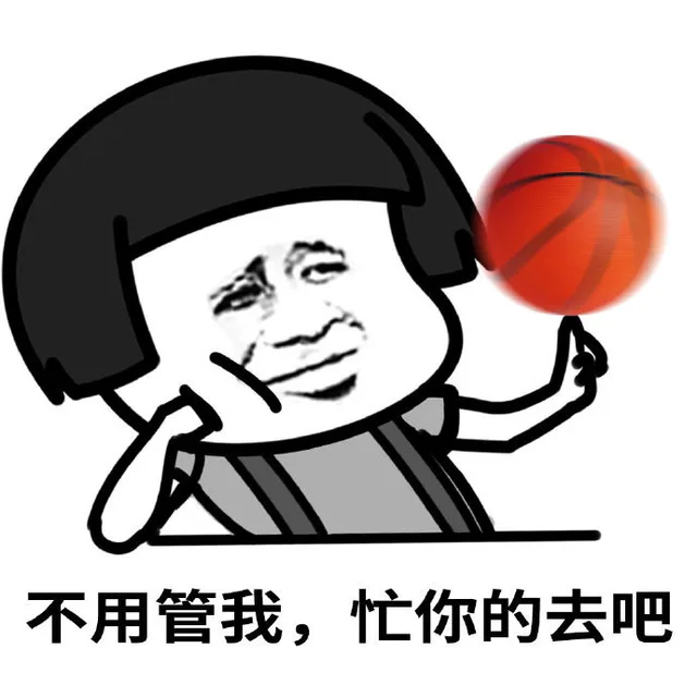 不用管我，忙你的去吧