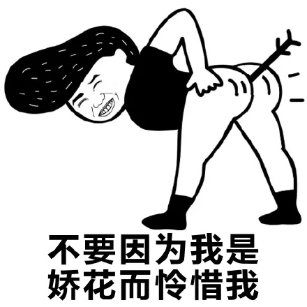不要因为我是娇花而怜惜我