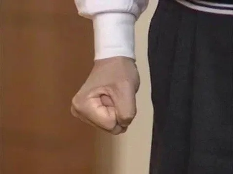 (握紧拳头)（(握紧拳头)）