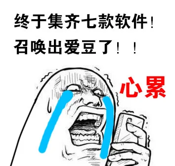 终于集齐七款软件！召唤出爱豆了！！心累（终于集齐七款软件！召唤出爱豆了！！心累）