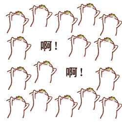 一堆罗罗布演绎的斗图表情包_罗罗布_密集恐怖症