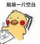脑袋一片空白