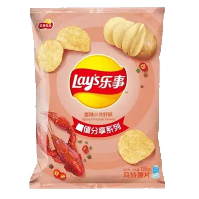 香辣小龙虾味薯片表情包
