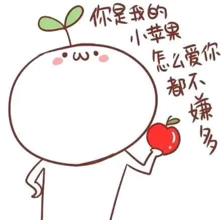 你是我的小苹果，怎么爱你都不嫌多