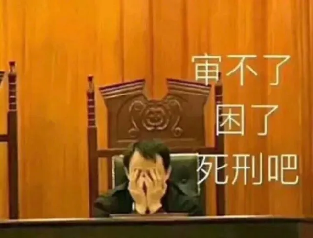 审不了 困了 死刑吧