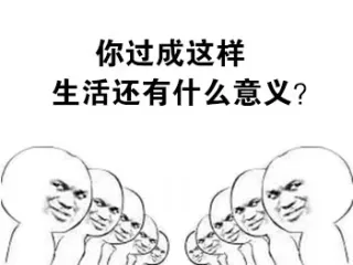 你过成这样，生活还有什么意义？－金馆长拷问表情
