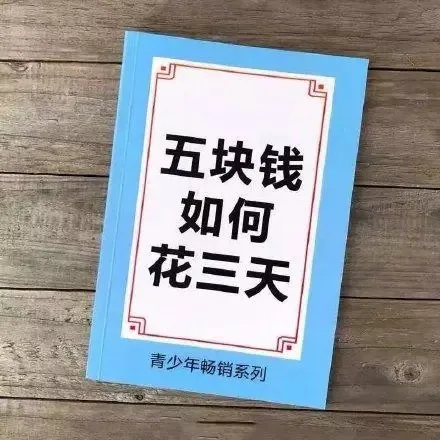 五块钱如何花三天青少年畅销系列