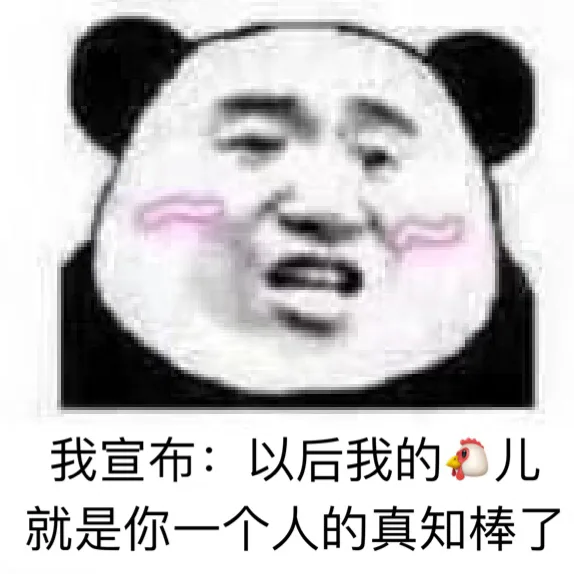 我宣布以后我的鸡儿就是你一个人的真知棒了