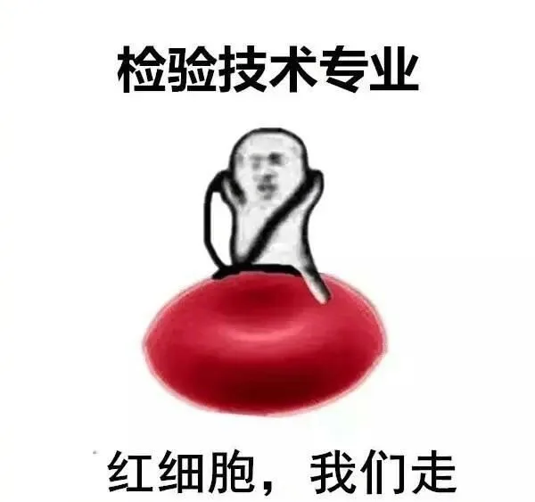 检验技术专业，红细胞，我们走