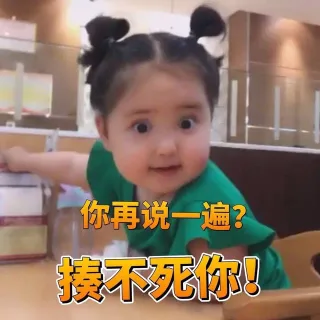 你再说一遍？揍不死你！（小刚几）