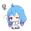 QQ动漫看板娘QQ表情包_微信表情包表情包