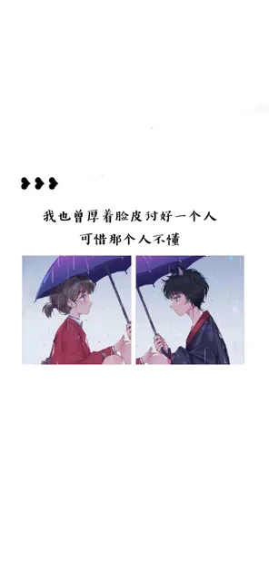 我也曾厚着脸皮讨好一个人可惜那个人不懂