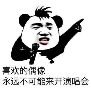 喜欢的偶像 永远不可能来开演唱会
