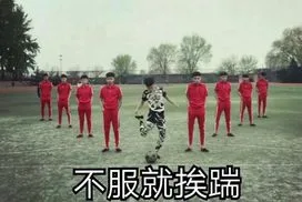不服就挨踢
